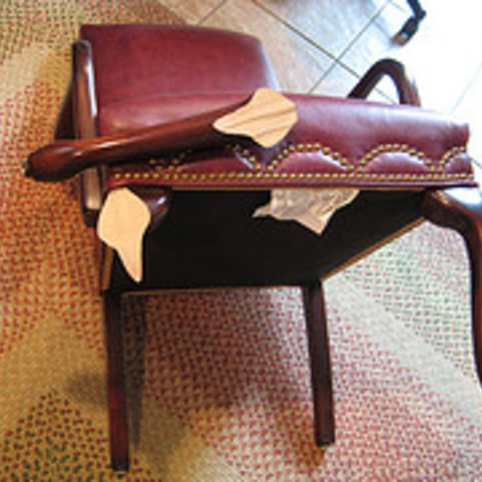 Chair leg broken