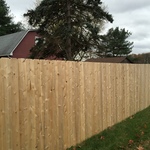 Dog Eared Cedar Privacy Fence