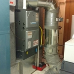 Residential furnace install