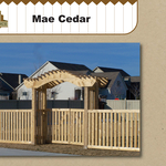 Crescent Double Gate Arbor