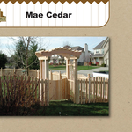 Crescent 6 post arbor