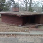A worn out roof