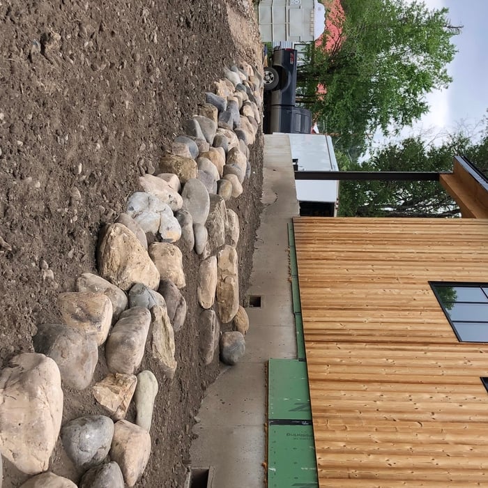Retaing wall continued
