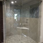 Master shower