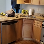 Old Cabinets / Sink