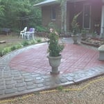 first patio we did