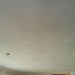 ceiling after skim and light texture