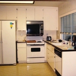 original kitchen before stove relocation
