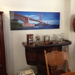 Panaorama pictures hung
