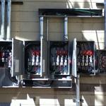 600 Amp 3 Phase Service open