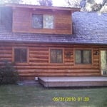 Dugoni exterior log cabin
