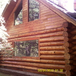 Dugoni exterior log cabin