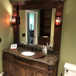 Custom Mirror frame and ceiling crown