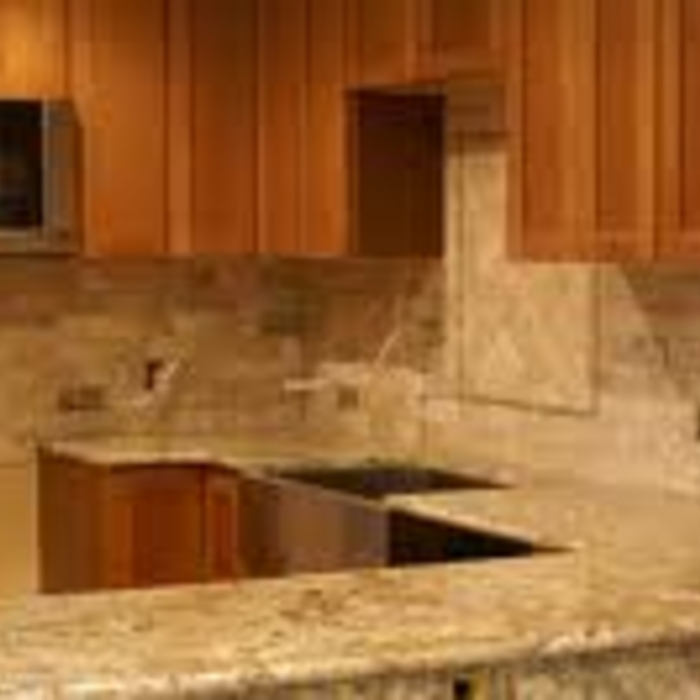 Kitchen Remodel- set cabinets, tiled backsplash