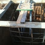 steal for a sign, concrete job