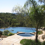 Pool & Spa with vanishing edge