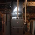 New gas furnace install