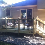 12' X 12' With 6' wide stairs