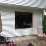 This is after the double window was taken out
