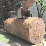 Tank excavation