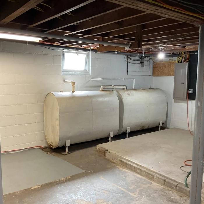 Two basement tanks