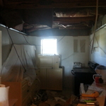 kitchen ceiling removed