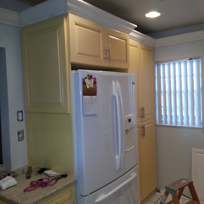 crown moulding added