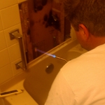 repairing a shower leak