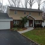 Shake siding and new portico