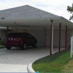 New double driveway and carport