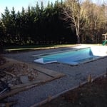 Forming the deck and step installation