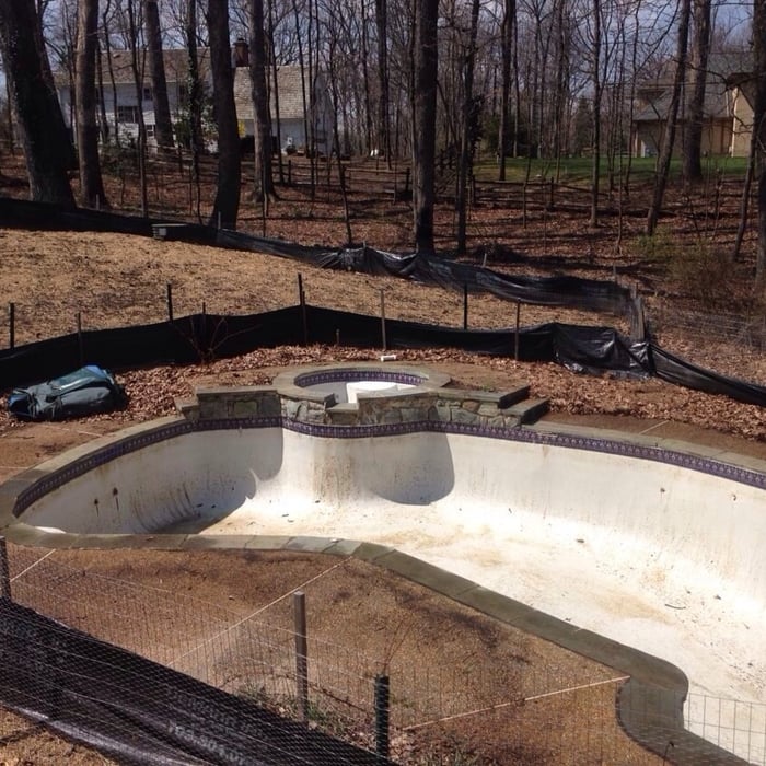 Old Look of the pool