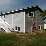Back yard area