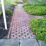 Notice how wavey and uneven bricks are