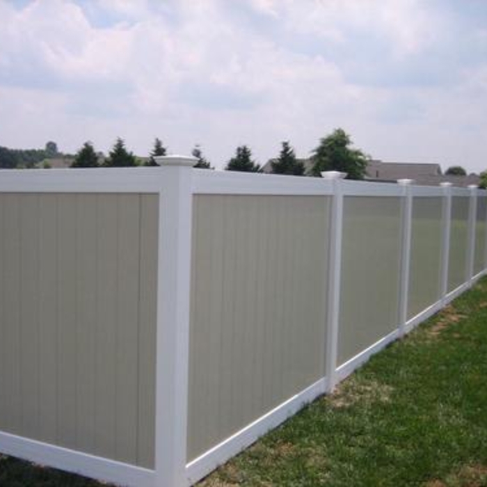 Two tone fence