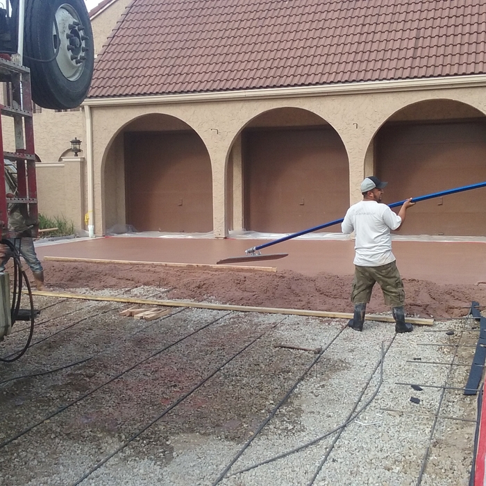 stamped concrete