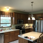 Kitchen Lighting Before