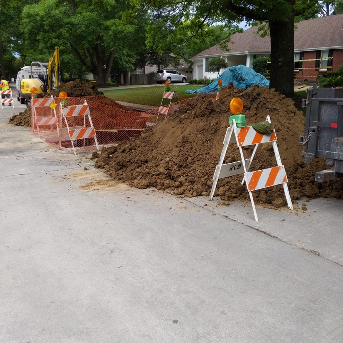 Replacing Sewer in Street