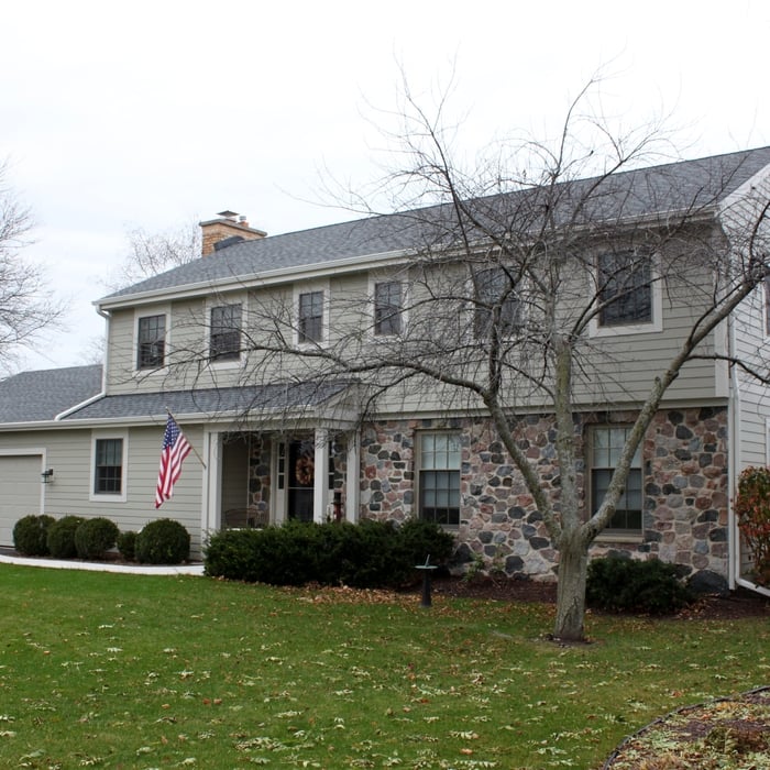 GAF Asphalt roof and HardiPlank siding