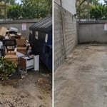 Dumpster area, Junk Removal