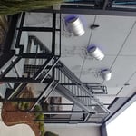 Exterior Wire mesh Stair Case and Railing