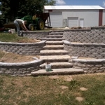 Retaining walls & steps ( Barnett, MO)