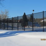 6 foot ornamental iron fence
