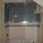 Bathroom backsplash