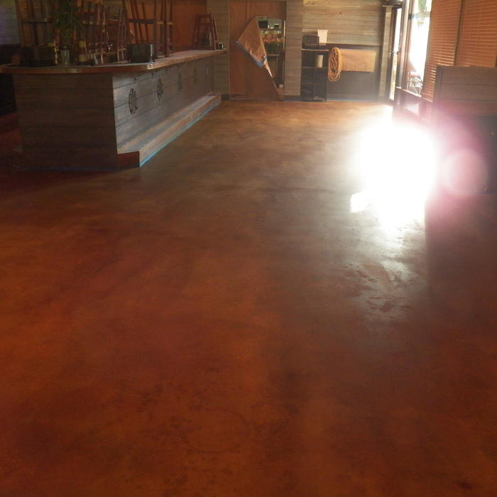 Floor polished