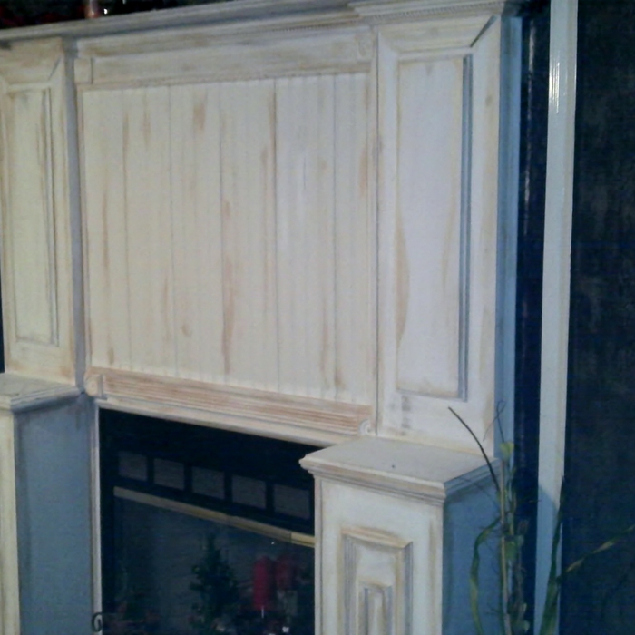 Custom mantle built at request of client in Arab