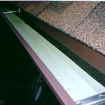 The new gutter and Leaf Guard