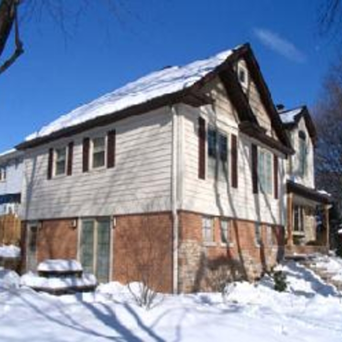 The new siding