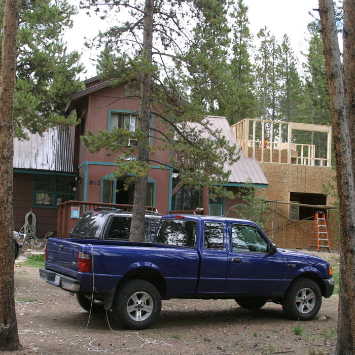 View of existing home
