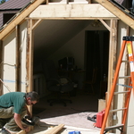 Roughed in arch way